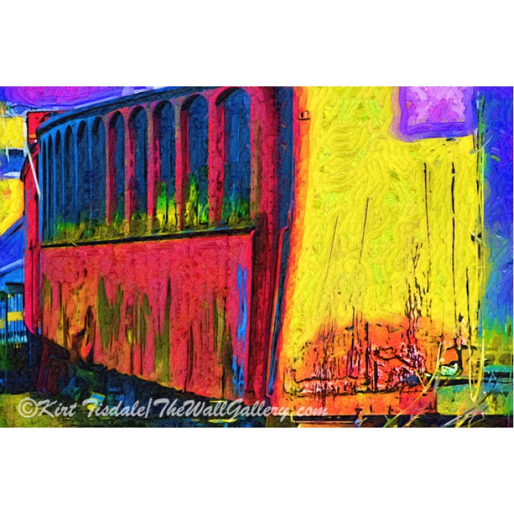 The Red Railroad Car In Fauvism