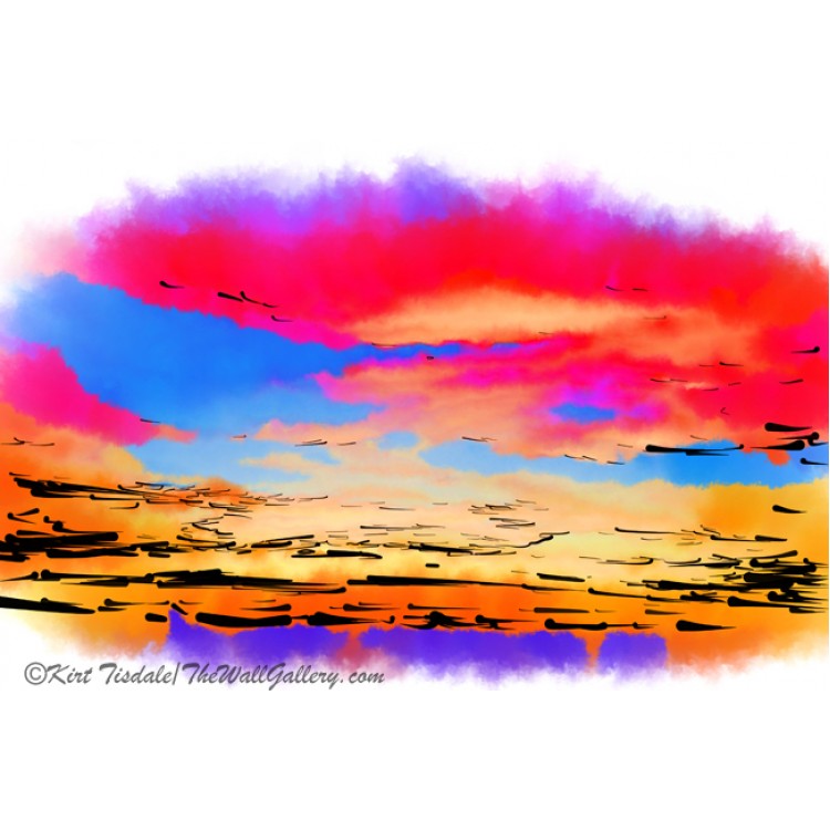 Colorful Abstract Sunset