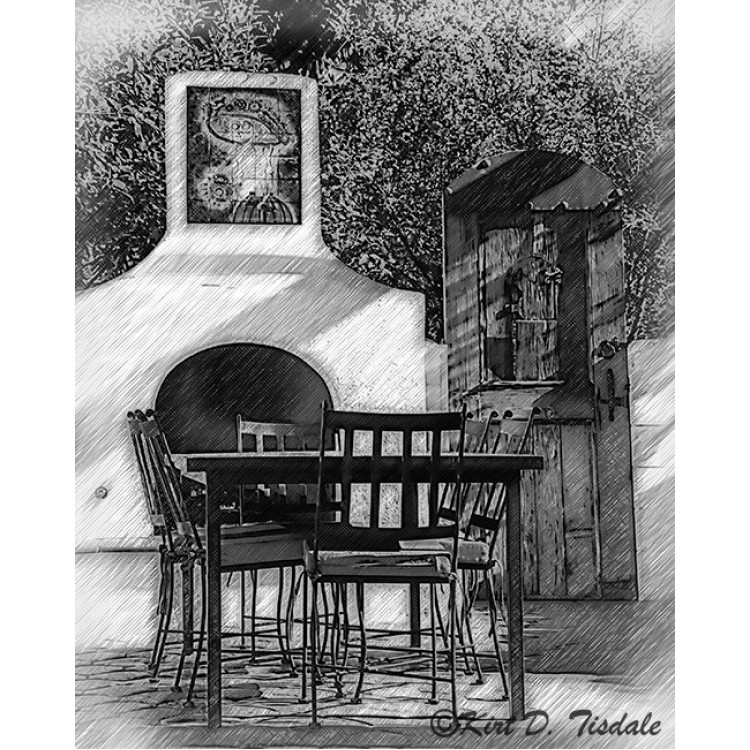 The Garden Kitchen Sketched