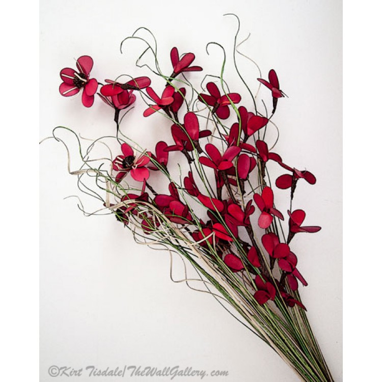 Dainty Red Left Slanted Bouquet