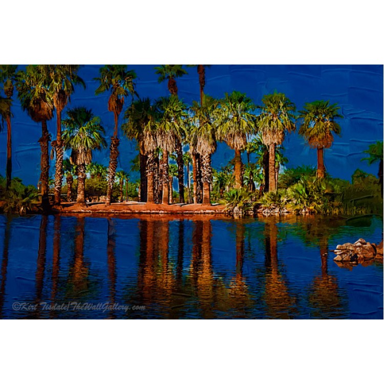 Palm Trees On The Water